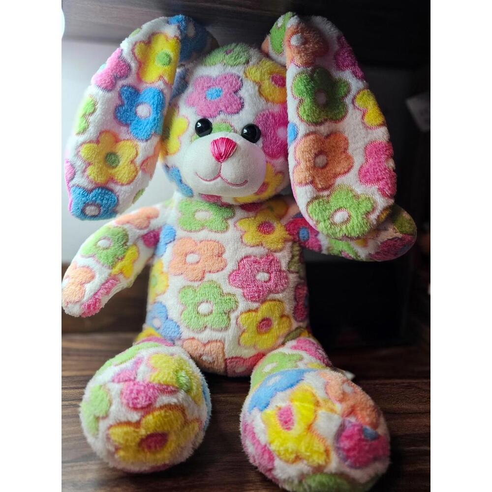 BLOSSOM BUNNY Build a Bear 25th Anniversary Flower Power PASTEL Plush